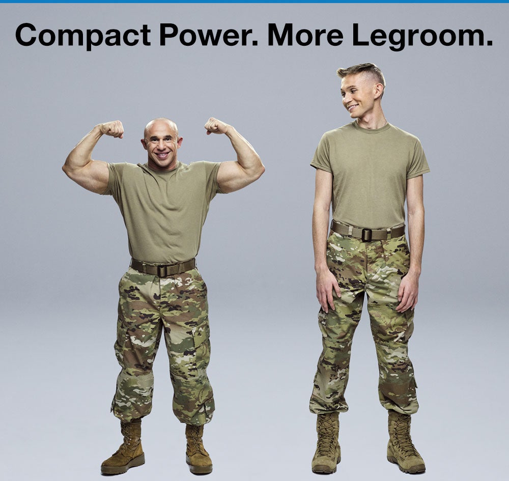 Potencia Compacta. Más Espacio Para Las Piernas. | Oferta Militar
