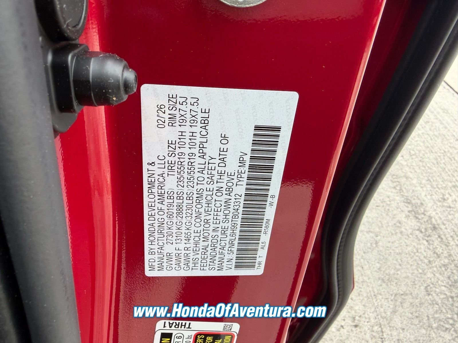2026 Honda Odyssey Elite