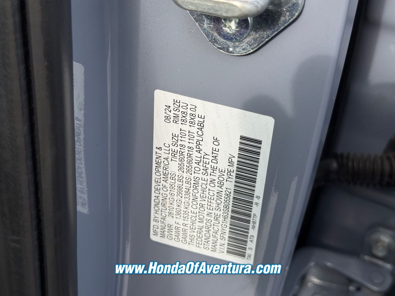 2025 Honda Pilot TrailSport / CERTIFIED/ LOW MILES