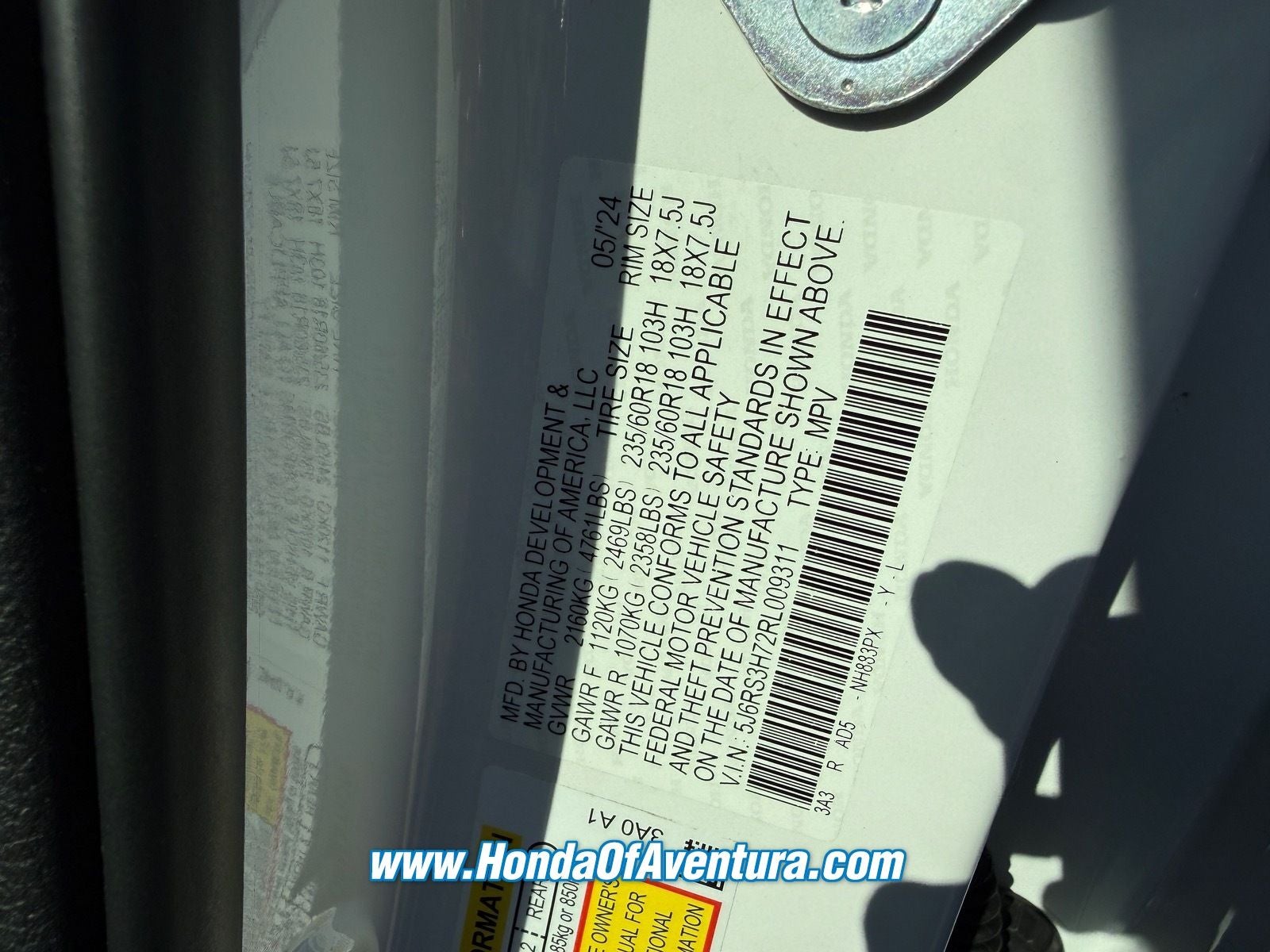 2024 Honda CR-V EX-L / LOW MILES/ CERTIFIED