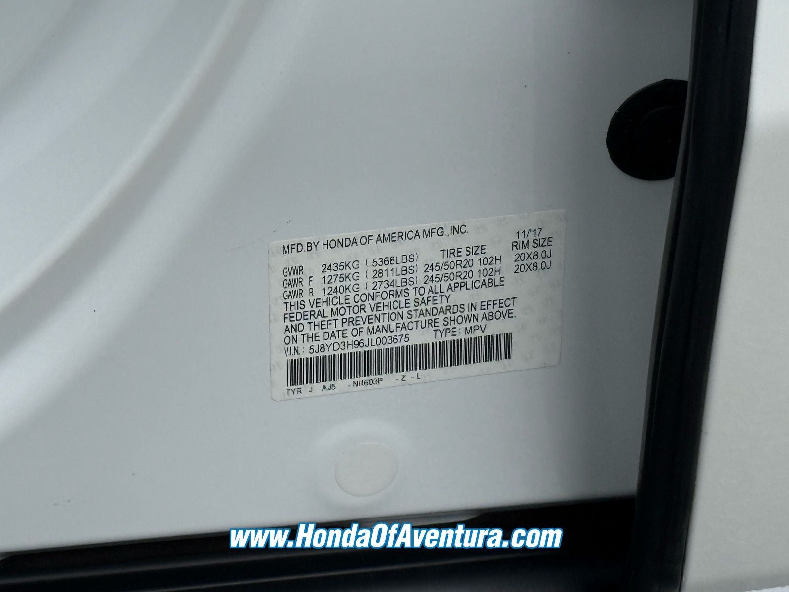 2018 Acura MDX w/Advance/Entertainment Pkg