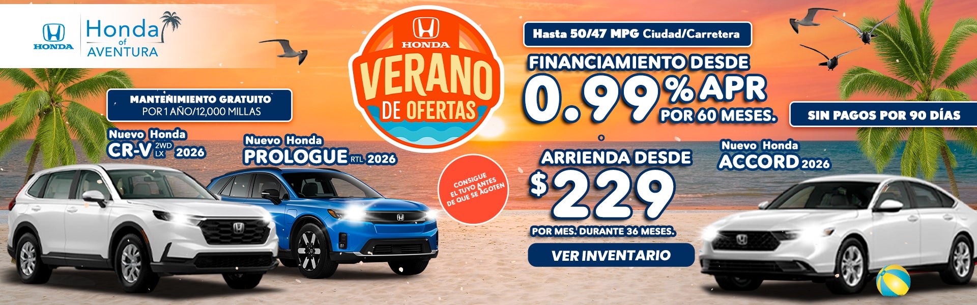 Honda of Aventura Memorial Day Sales Event
