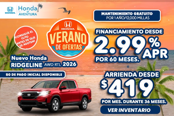 Nueva Honda Ridgeline 2026