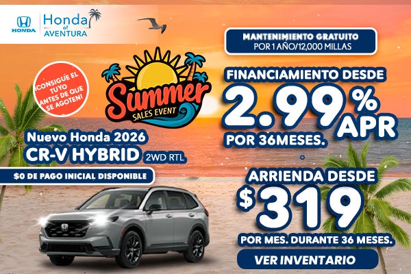 Nuevo Honda CR-V Híbrido 2026