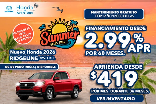 Nueva Honda Ridgeline 2026