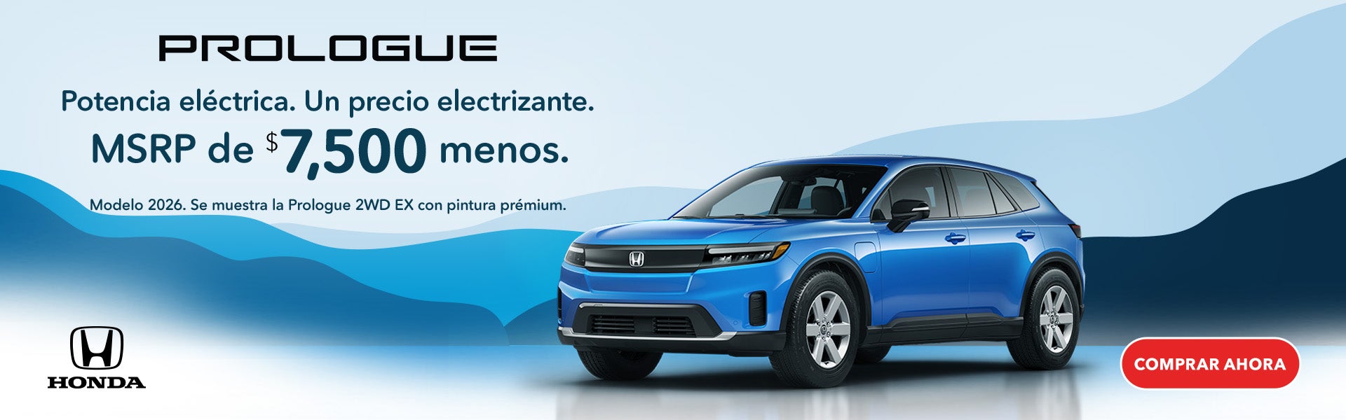 Honda Prologue con MSRP de $7,500 Menos.