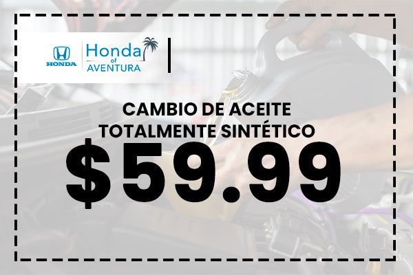 Cambio de Aceite Totalmente Sintético