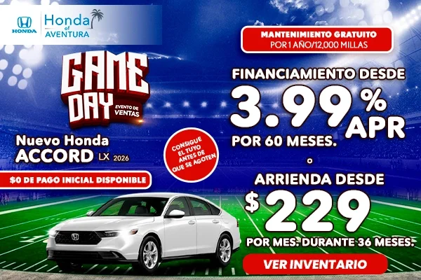 Nuevo Honda Accord 2026