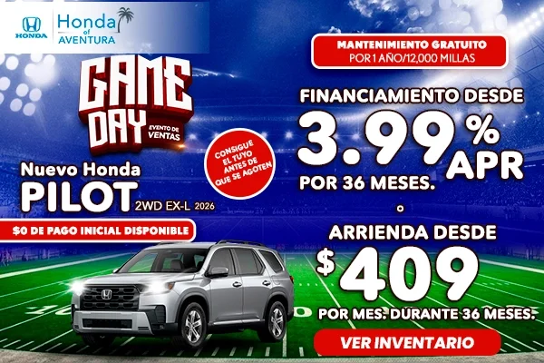 Nuevo Honda Pilot 2026