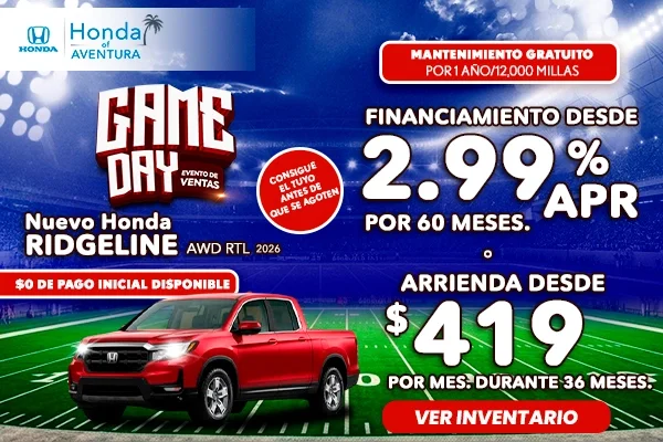 Nueva Honda Ridgeline 2026